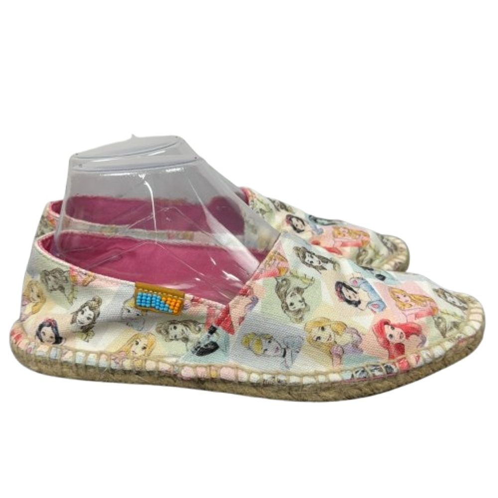 Disney Ubuntu Princess Espadrille Limited Edition Slip On Shoes Women 8 Canvas